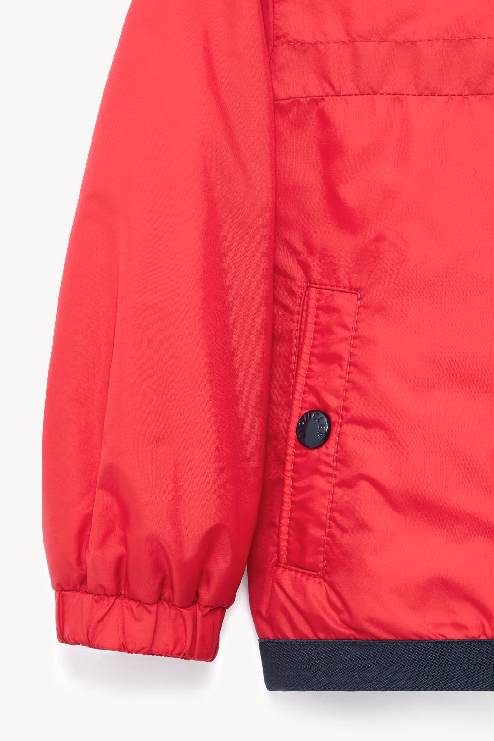 Anton Hooded Rain Jacket Boy Red Moncler 4